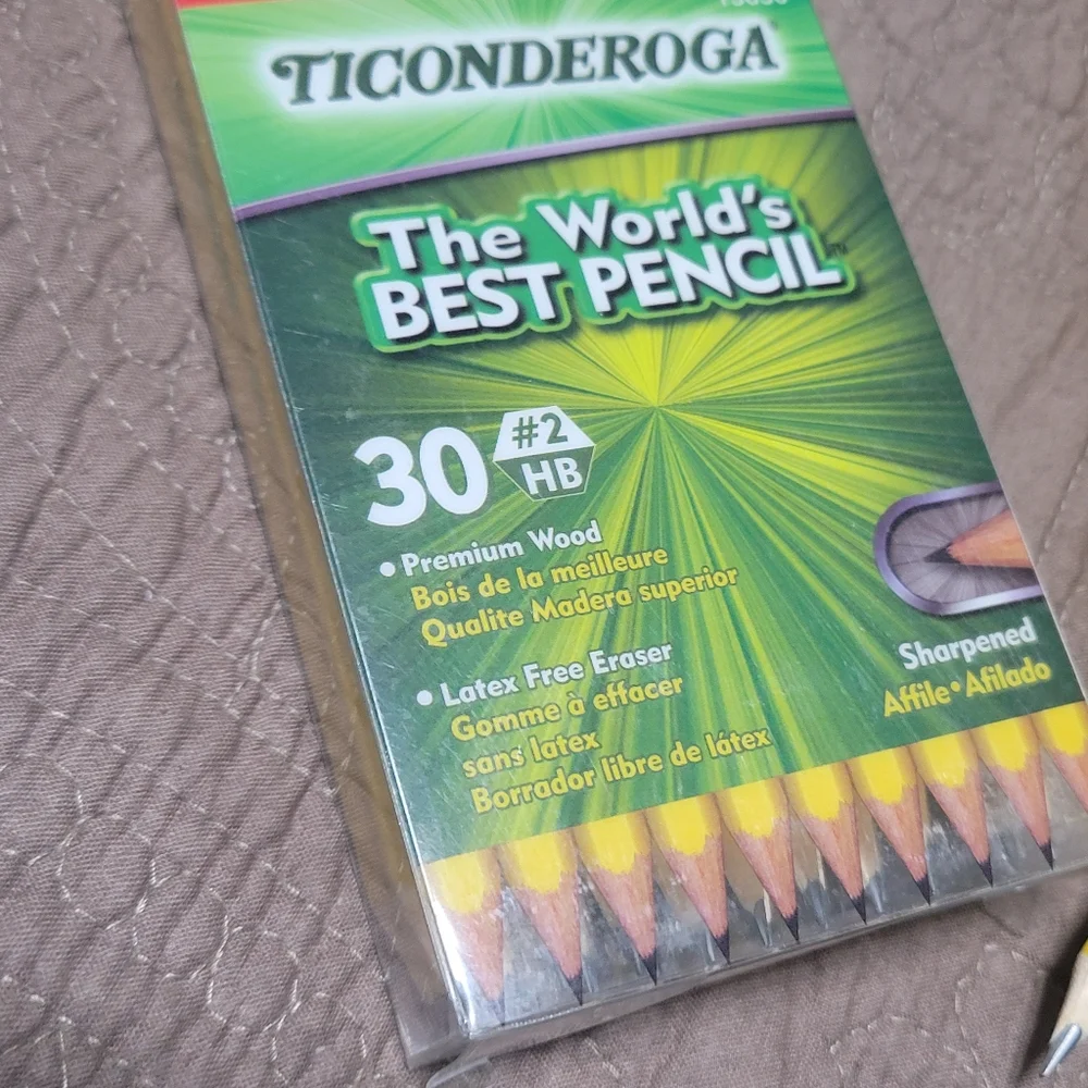 30 Ticonderoga #2 Pencil bundle with BONUS extra 10 pencils  NEW